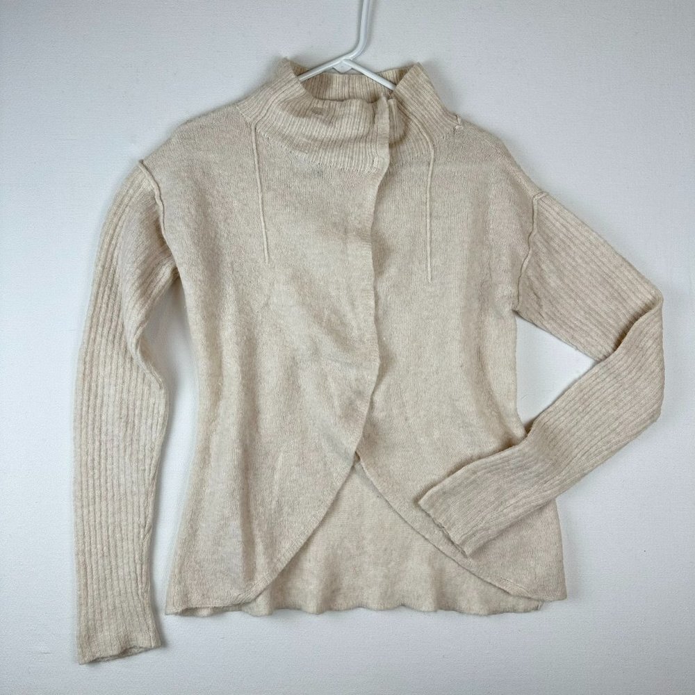 Free People Alpaca/Wool Blend Mock Neck Sweater-M